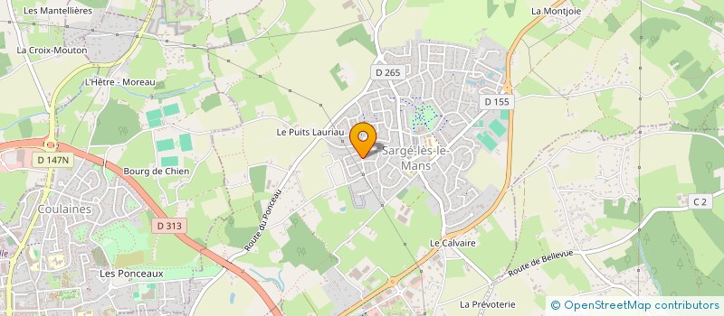 localisation de l'entreprise MONSIEUR GHISLAIN DEBARD  SARGE-LES-LE-MANS