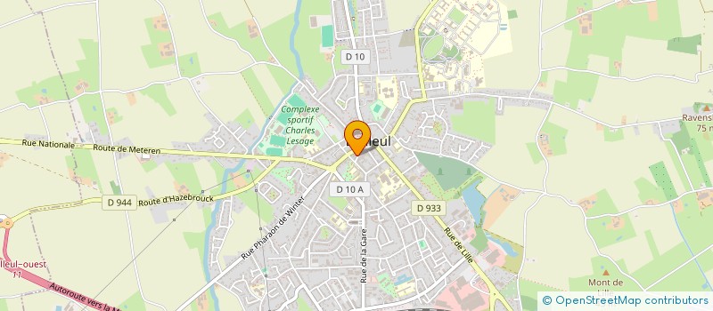 localisation de l'entreprise MONSIEUR GHISLAIN DELESALLE à BAILLEUL