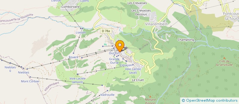 localisation de l'entreprise MONSIEUR GHISLAIN DEVILLERS  VILLAREMBERT