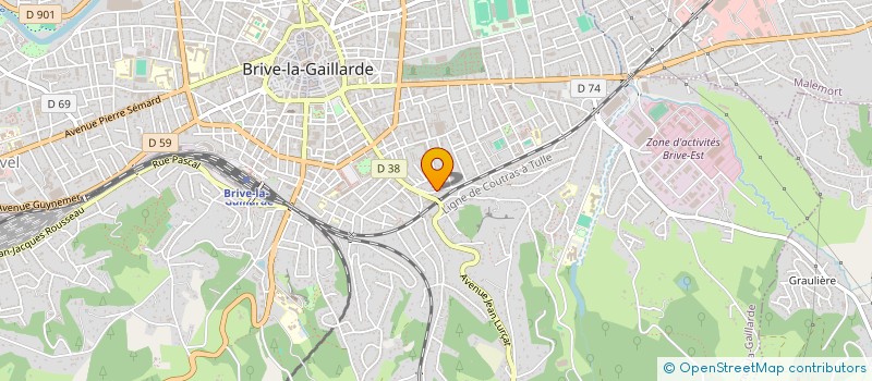 localisation de l'entreprise MONSIEUR GHISLAIN DEYZAC  BRIVE-LA-GAILLARDE