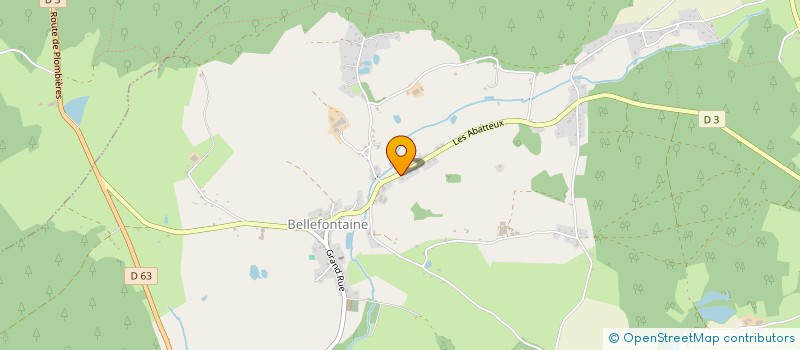 localisation de l'entreprise MONSIEUR GHISLAIN DIDIERLAURENT  BELLEFONTAINE