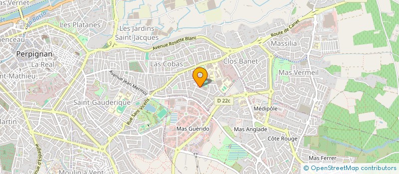 localisation de l'entreprise MONSIEUR GHISLAIN DORRIVAL à PERPIGNAN
