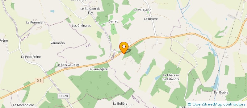 localisation de l'entreprise MONSIEUR GHISLAIN DU COS DE LA HITTE à MOULINS-LA-MARCHE