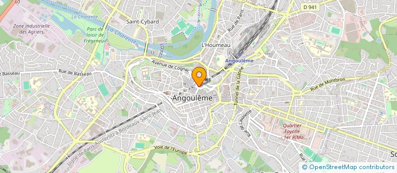 localisation de l'entreprise MONSIEUR GHISLAIN DUFET à ANGOULEME