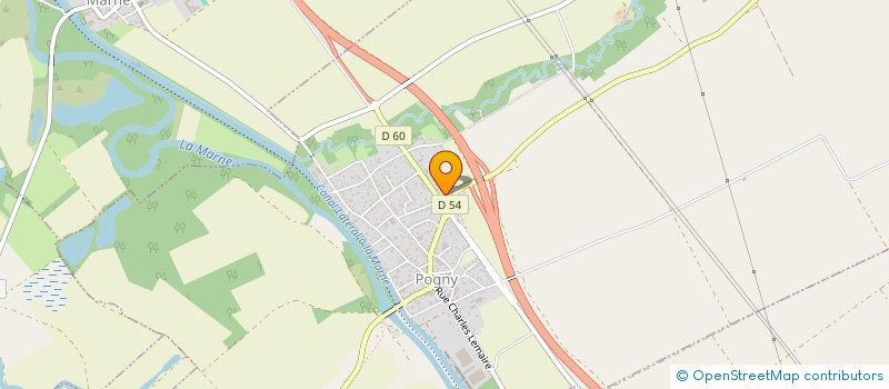 localisation de l'entreprise MONSIEUR GHISLAIN EDEL  POGNY