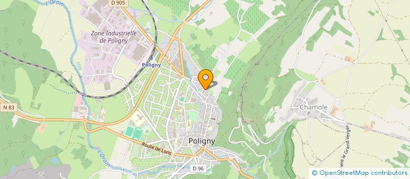 localisation de l'entreprise MONSIEUR GHISLAIN FABBRO à POLIGNY