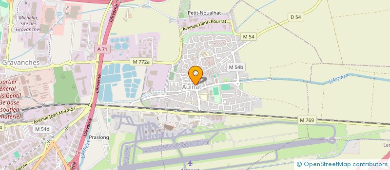 localisation de l'entreprise MONSIEUR GHISLAIN FERREIRA  AULNAT