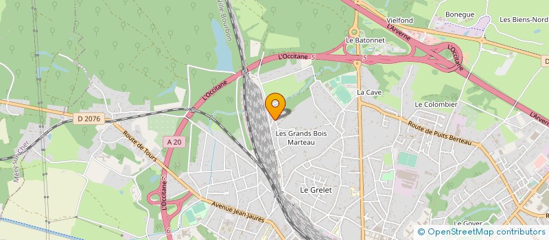 localisation de l'entreprise MONSIEUR GHISLAIN FRANCHET à VIERZON