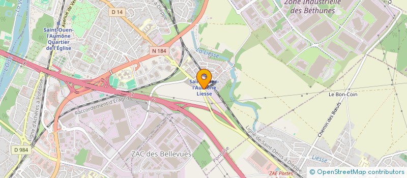 localisation de l'entreprise MONSIEUR GHISLAIN GABITA à SAINT-OUEN-L'AUMONE