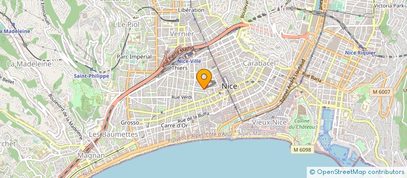 localisation de l'entreprise MONSIEUR GHISLAIN GAUTIER DECHARNACE à NICE