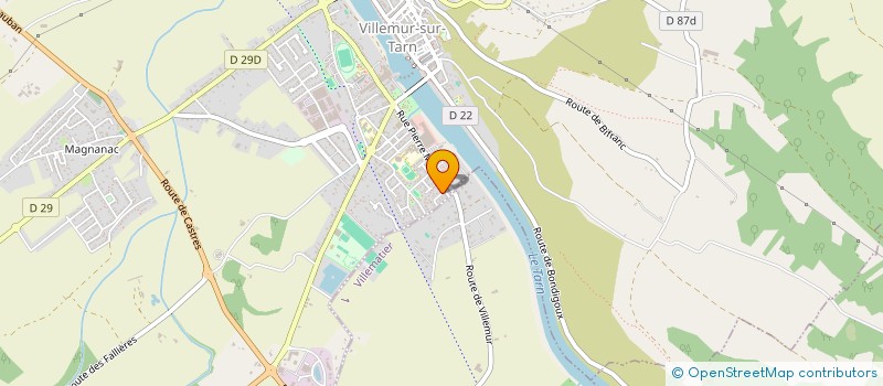 localisation de l'entreprise MONSIEUR GHISLAIN GINER  VILLEMUR-SUR-TARN