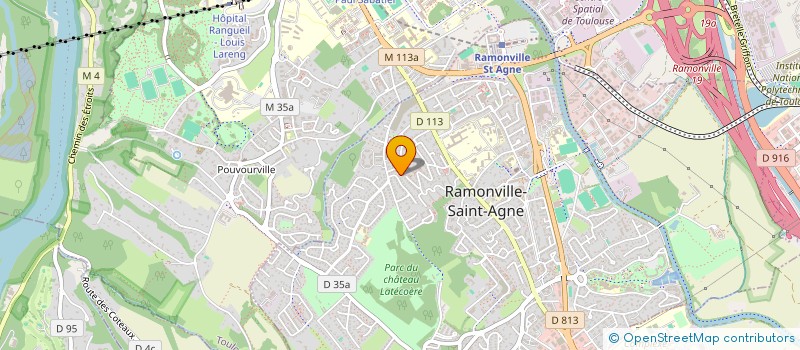 localisation de l'entreprise MONSIEUR GHISLAIN GOUD à RAMONVILLE-SAINT-AGNE