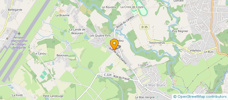 localisation de l'entreprise MONSIEUR GHISLAIN HENRY à COUZEIX