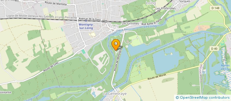 localisation de l'entreprise MONSIEUR GHISLAIN HERVE RYCKEBUSCH  LA GENEVRAYE