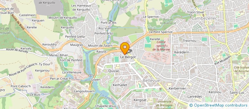 localisation de l'entreprise MONSIEUR GHISLAIN HOULPAYE à BREST