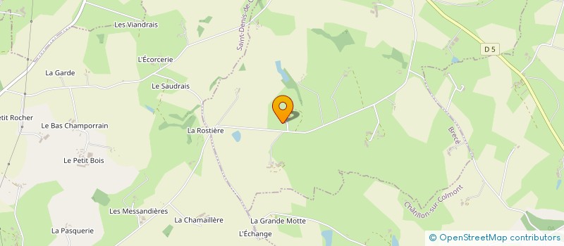 localisation de l'entreprise MONSIEUR GHISLAIN HUARD  BRECE