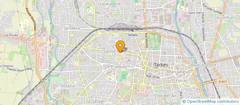 localisation de l'entreprise MONSIEUR GHISLAIN IBOS à TARBES