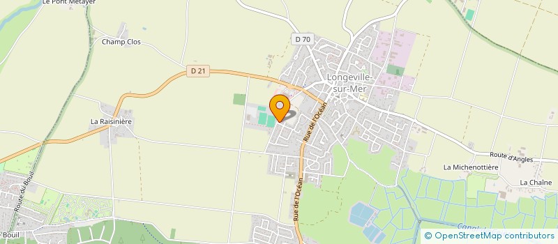 localisation de l'entreprise MONSIEUR GHISLAIN JARRY  LONGEVILLE-SUR-MER