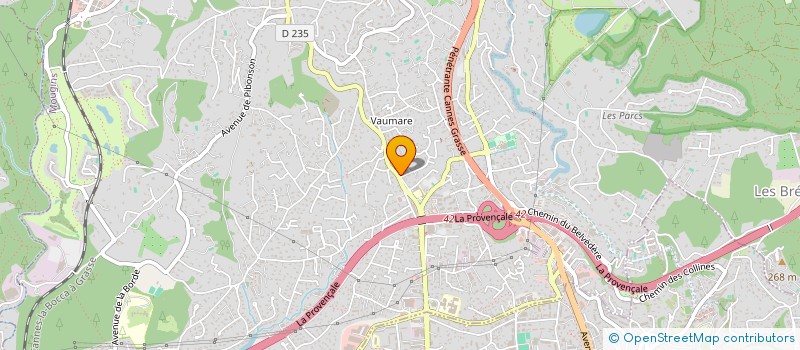 localisation de l'entreprise MONSIEUR GHISLAIN JEAN LOUIS MONLEAU  MOUGINS