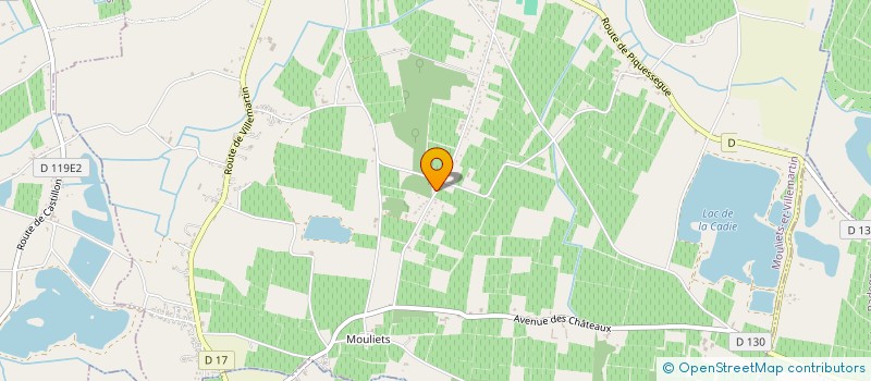 localisation de l'entreprise MONSIEUR GHISLAIN LABORIE  MOULIETS-ET-VILLEMARTIN