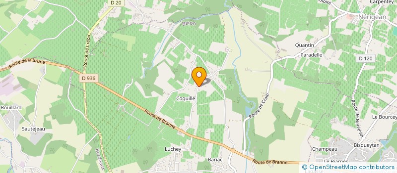 localisation de l'entreprise MONSIEUR GHISLAIN LAFON  BARON