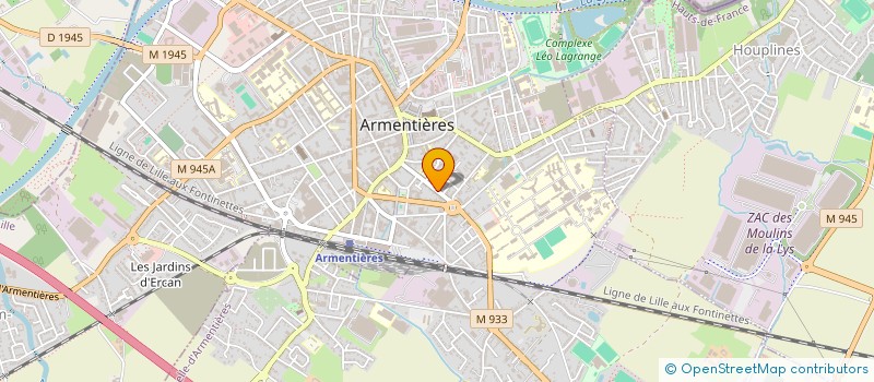 localisation de l'entreprise MONSIEUR GHISLAIN LAMBERT à ARMENTIERES