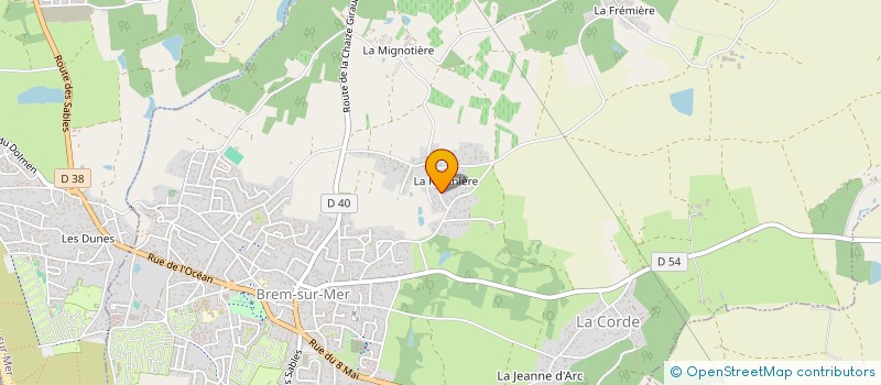 localisation de l'entreprise MONSIEUR GHISLAIN LAMY à BREM-SUR-MER