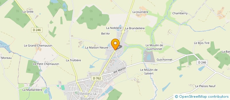 localisation de l'entreprise MONSIEUR GHISLAIN LANDREAU à BEAUPREAU-EN-MAUGES
