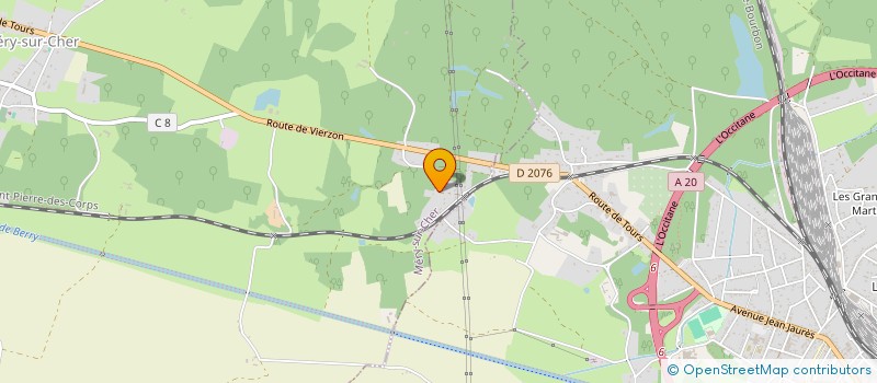 localisation de l'entreprise MONSIEUR GHISLAIN LANDRY  MERY-SUR-CHER