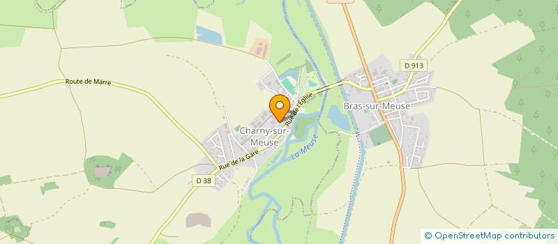 localisation de l'entreprise MONSIEUR GHISLAIN LAURENT  CHARNY-SUR-MEUSE