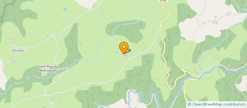 localisation de l'entreprise MONSIEUR GHISLAIN LAUTIER  LE MASNAU-MASSUGUIES