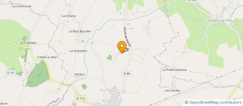 localisation de l'entreprise MONSIEUR GHISLAIN LAVARDE  PONTORSON