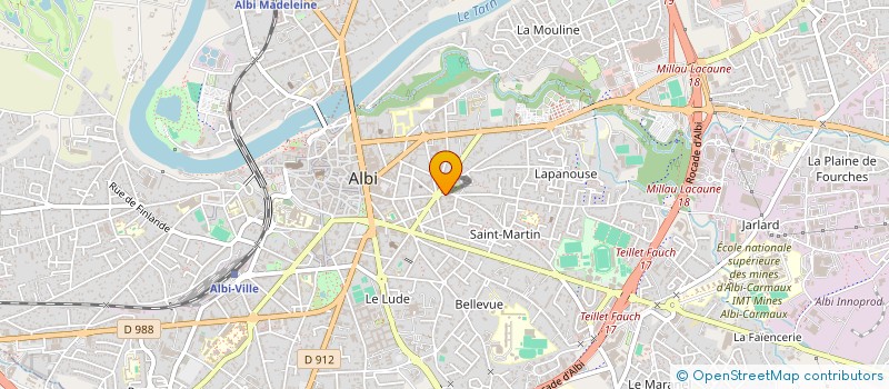 localisation de l'entreprise MONSIEUR GHISLAIN LE GUEN à ALBI