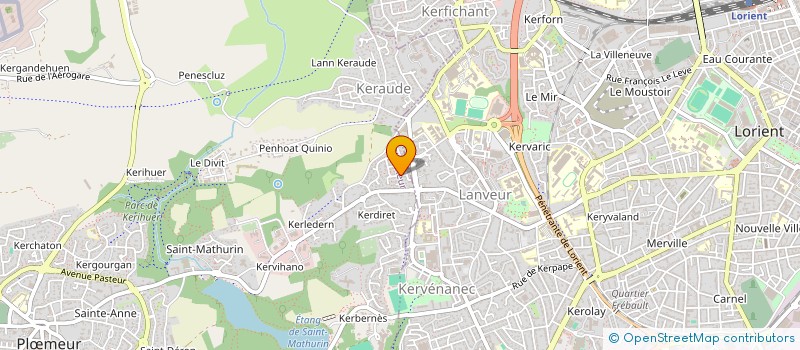 localisation de l'entreprise MONSIEUR GHISLAIN LE MAUX à PLOEMEUR