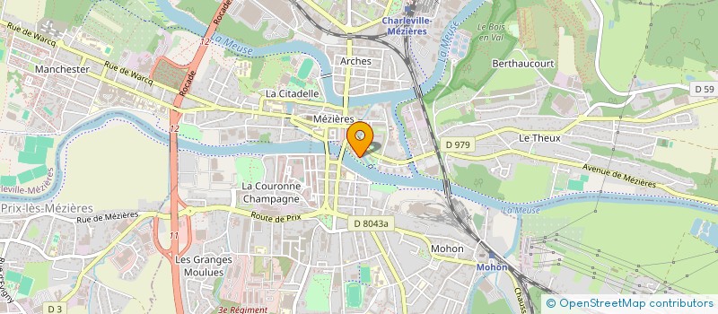 localisation de l'entreprise MONSIEUR GHISLAIN LESAFFRE  CHARLEVILLE-MEZIERES