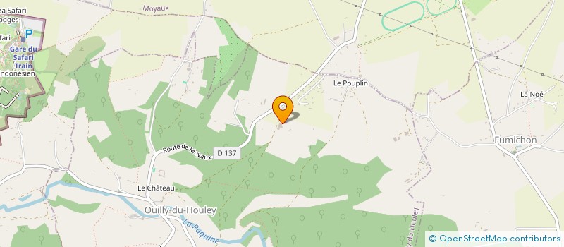 localisation de l'entreprise MONSIEUR GHISLAIN LEUDET  MORAINVILLE-JOUVEAUX