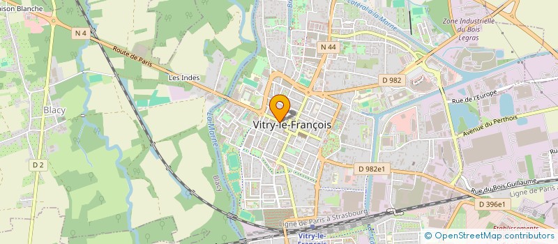 localisation de l'entreprise MONSIEUR GHISLAIN LOEB à VITRY-LE-FRANCOIS