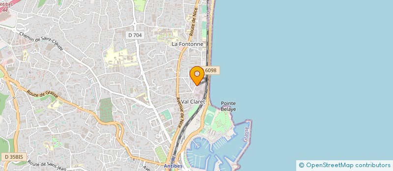 localisation de l'entreprise MONSIEUR GHISLAIN LOUSIER à ANTIBES