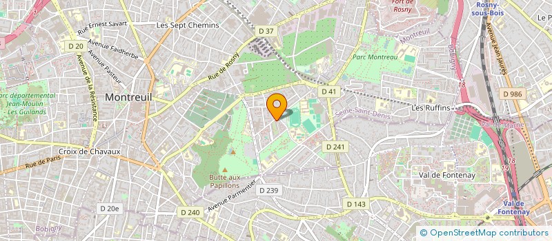 localisation de l'entreprise MONSIEUR GHISLAIN LUKIESA à MONTREUIL