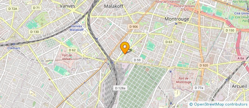 localisation de l'entreprise MONSIEUR GHISLAIN MABELE MIALA  MONTROUGE