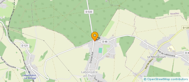localisation de l'entreprise MONSIEUR GHISLAIN MAILLART  LABOISSIERE-EN-THELLE