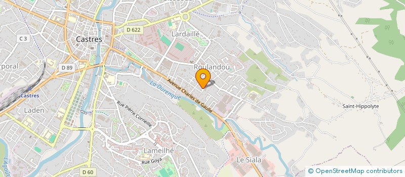 localisation de l'entreprise MONSIEUR GHISLAIN MARFAING  FACHES-THUMESNIL