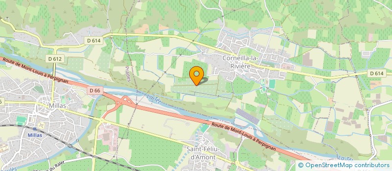 localisation de l'entreprise MONSIEUR GHISLAIN MARIN  CORNEILLA-LA-RIVIERE