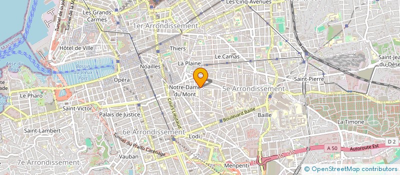 localisation de l'entreprise MONSIEUR GHISLAIN MARTINEZ à MARSEILLE