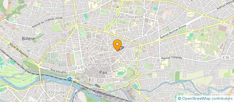 localisation de l'entreprise MONSIEUR GHISLAIN MAUMY à PAU