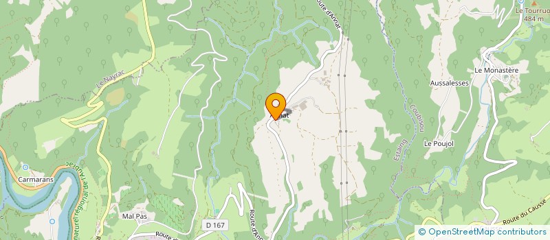 localisation de l'entreprise MONSIEUR GHISLAIN MAURY  ESTAING