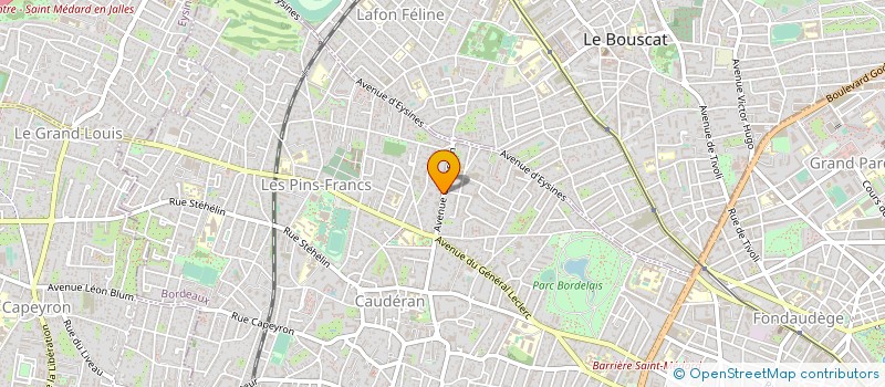 localisation de l'entreprise MONSIEUR GHISLAIN MBOUNGOU NZAMBI à BORDEAUX