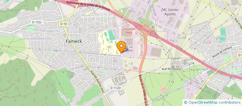 localisation de l'entreprise MONSIEUR GHISLAIN MICHEL  FAMECK