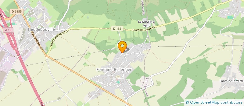 localisation de l'entreprise MONSIEUR GHISLAIN MONCHARMONT  FONTAINE-BELLENGER