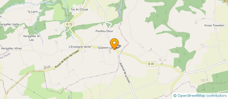 localisation de l'entreprise MONSIEUR GHISLAIN MORVAN  SAINT-THOIS